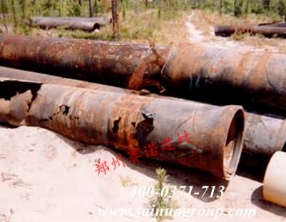 管道外部严重腐蚀